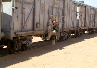 Sahara Train Stunt