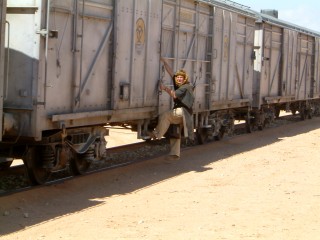 Sahara Train Stunt